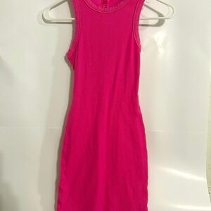 SKIMS Sugar Pink Cotton Rb Tank Dress Never Worn.